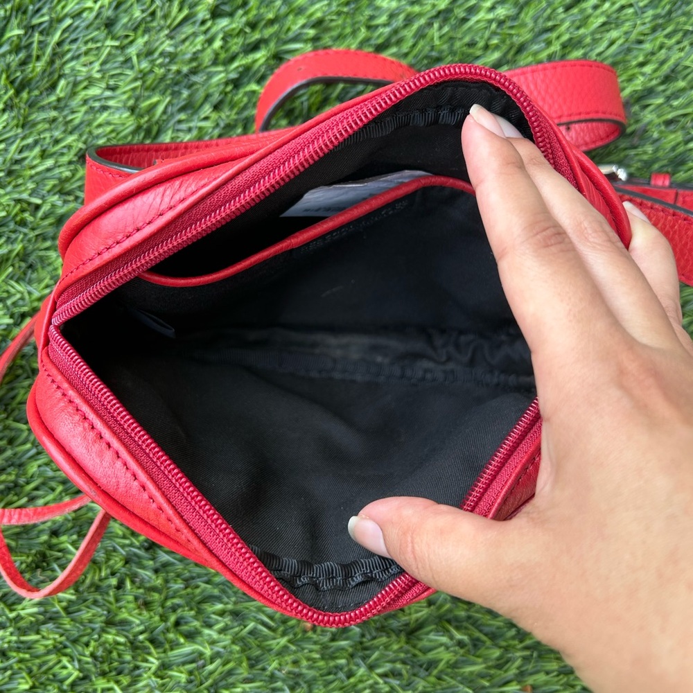 Rebecca Minkoff genuine red leather belt / waist bag - Picture 4 of 4